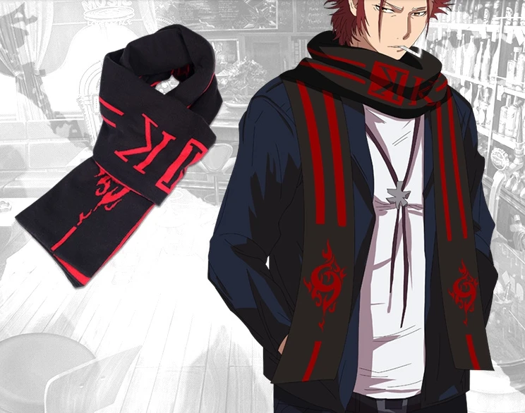 K Project Suoh Mikoto Homra Cosplay теплый мягкий вязаный шарф 6 9 фута|Аксессуары для костюмов| |