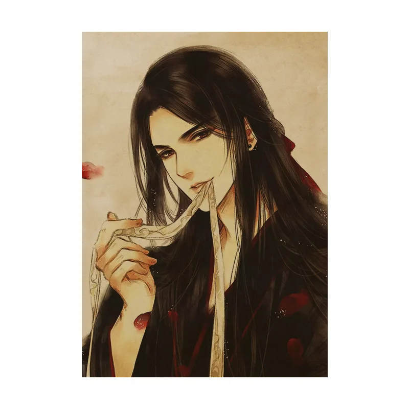 Giancomic 6 шт. Mo Dao Zu Shi плакаты Wei Wuxian бумага для поделок в стиле ретро DIY изысканный