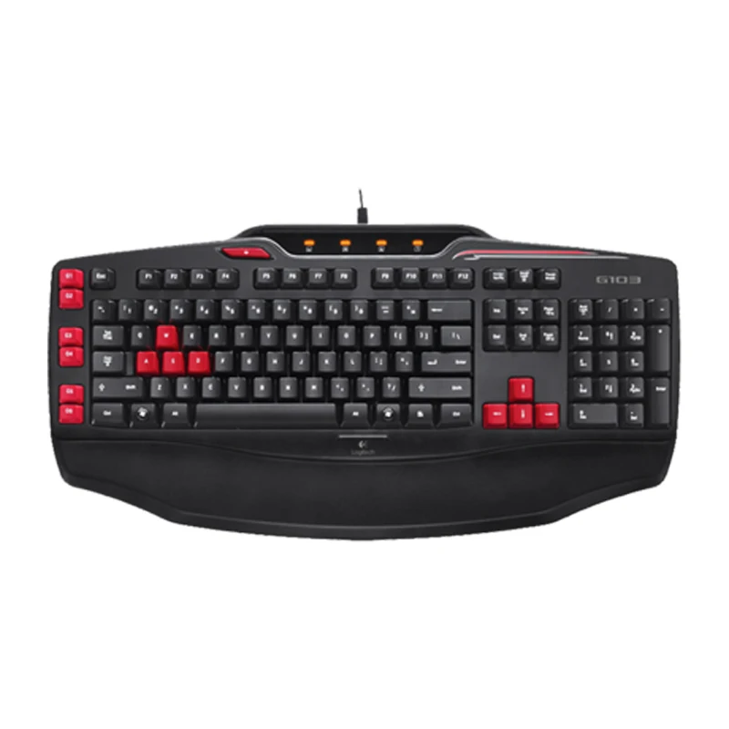 Оригинальная Игровая клавиатура Logitech G103 Профессиональная USB программируемая для