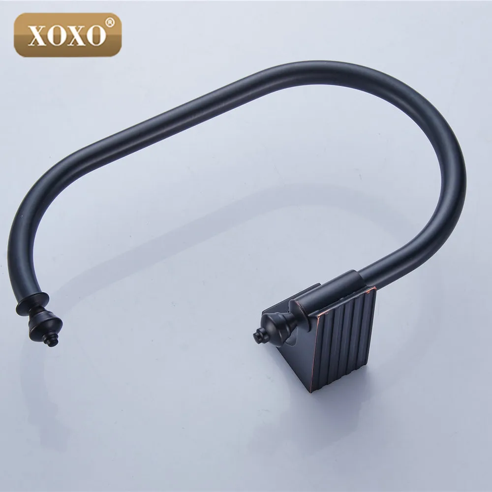 Кольцо для полотенец из твердой латуни меди античная бронза аксессуары ванной