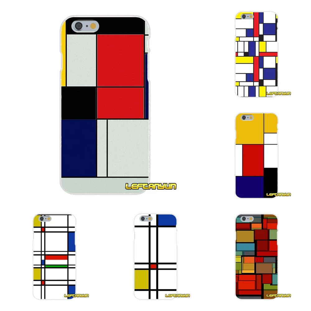 Аксессуары чехлы для телефонов Чехлы iPhone X 4 4S 5 5S 5C SE 6 6S 7 8 Plus bauhaus стиль абстрактный