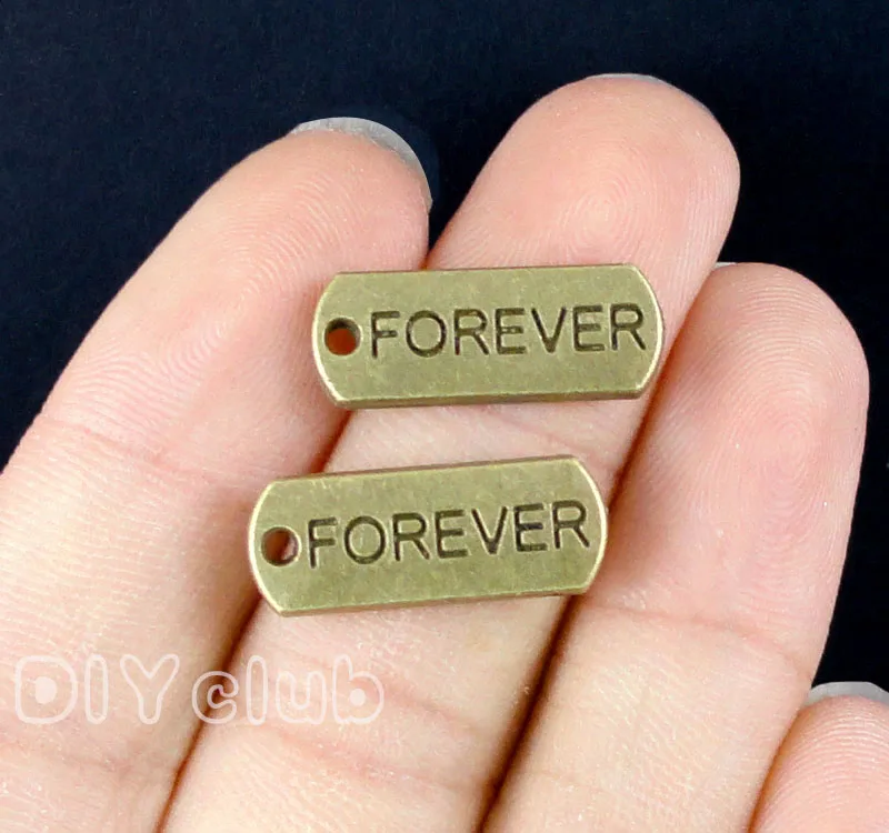 50 шт. подвеска в античном стиле из серебра/бронзы 21x8 мм|charm pendant|forever charmbronze charms pendants