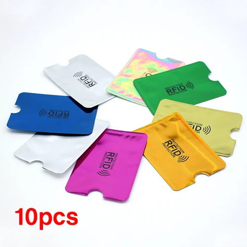 Multicolor mashups Хорошее качество Анти Rfid Блокировка ридер замок банк держатель для карт Защита Id банковский Чехол для карт NFC алюминиевый кредитный держатель для карт s - Цвет: Multicolor mashups