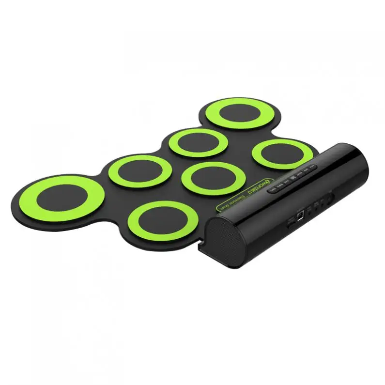 Набор электронных барабанов 7 силиконовых подушек Встроенные колонки с