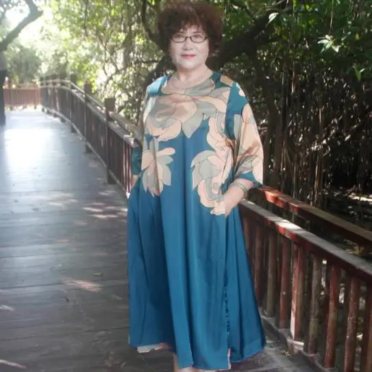 Женское платье-макси в винтажном стиле размеры 4xl 5xl 6xl | Женская одежда