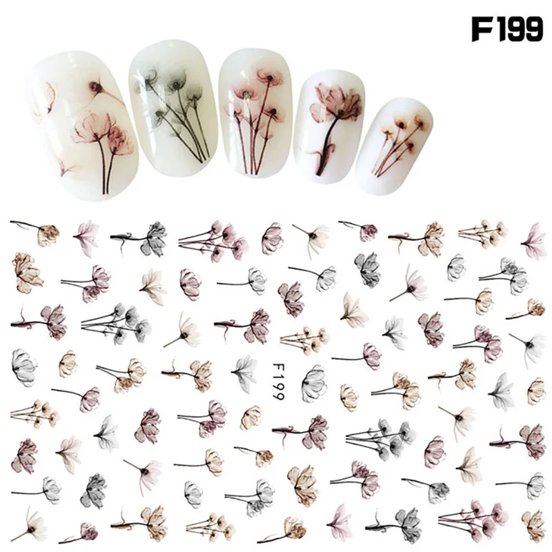 Стикеры на ногти 1 шт. женские Nail Art стикер Хэллоуин дизайн девушки инструменты