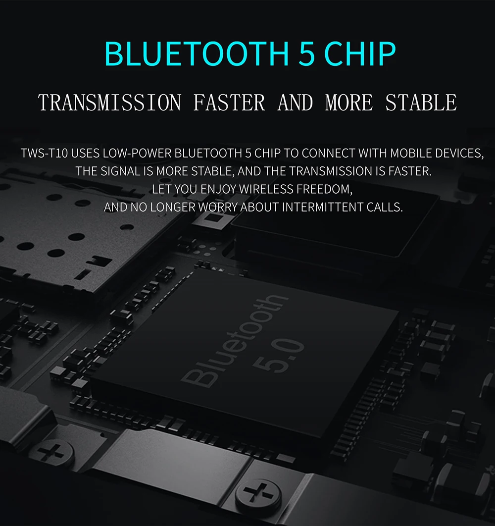 T10 TWS Bluetooth наушники гарнитура настоящая Беспроводная зарядка Bluetooth V5.0 пояс Зарядка сокровище наушники настоящие беспроводные наушники