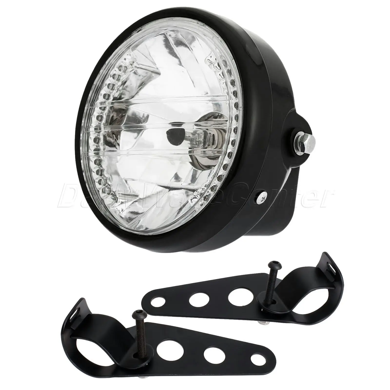 Фара мотоциклетная круглая 7 дюймов H4 с поворотником|lamp lamp|lamp forlamp led |