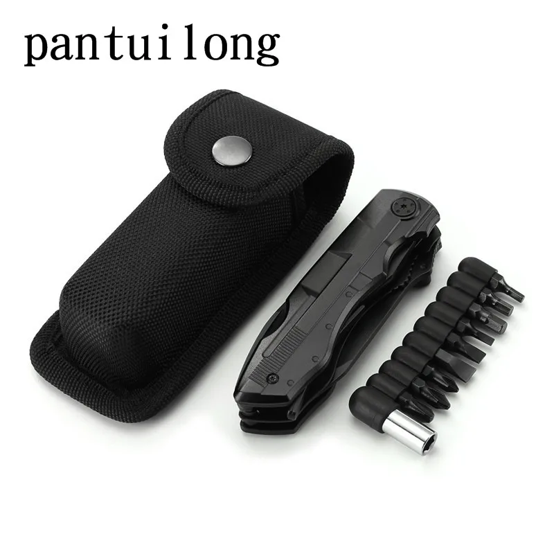 Multitool Outdoor Survival Pliers Pocket Knife Folding Hand Tool Screwdriver Cutter Serrated Edc Combination Multi Functional |
