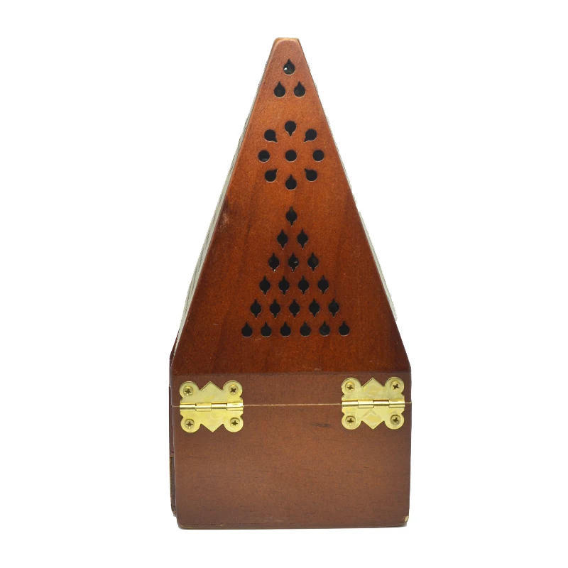 10pcs/lot Latest Hot Sale Upgrade 20cm Tower Wooden Smoked Incense Burner with Ignition System | Дом и сад