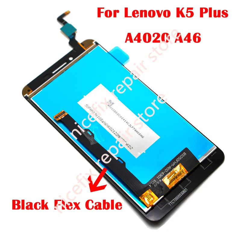 ЖК-дисплей и дигитайзер сенсорного экрана для Lenovo K5 Plus A6020 A46 1920*1080 экран 5 дюймов