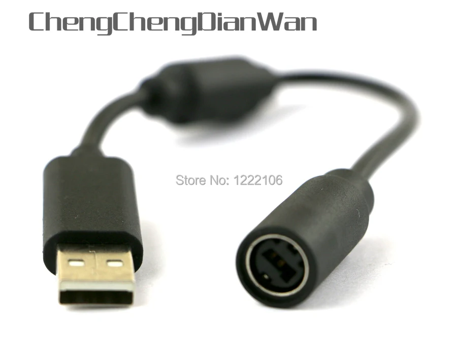 ChengChengDianWan черный и серый для xbox 360 проводной контроллер USB кабель подключения 10