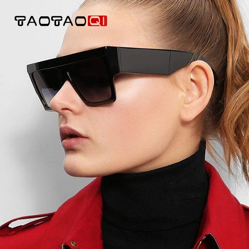 TAOTAOQI негабаритных солнцезащитных очков для женщин брендовые дизайнерские