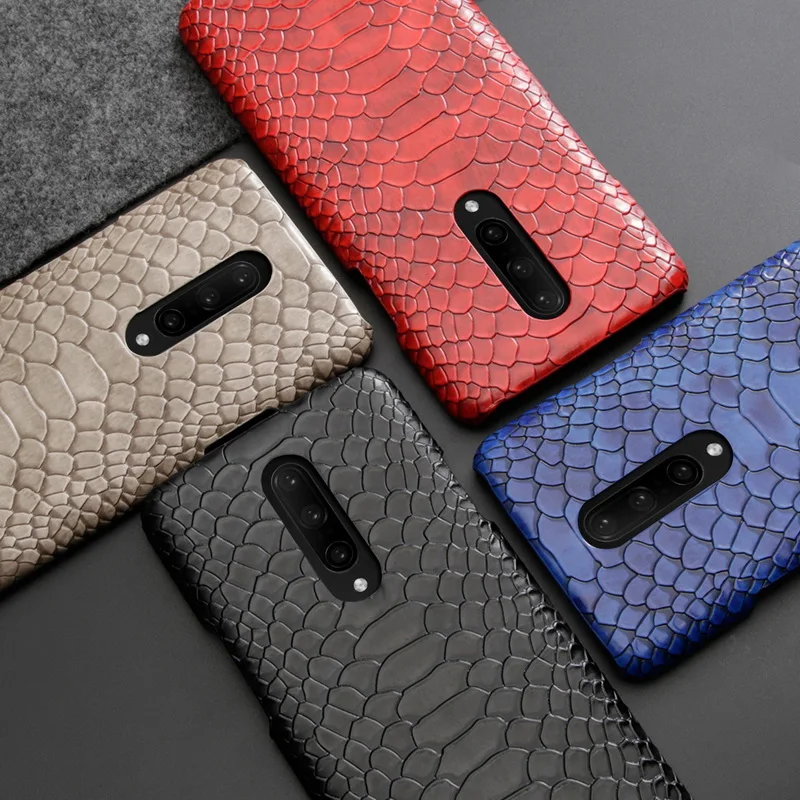 Роскошный деловой брендовый чехол для Oneplus 7/Oneplus 7 Pro Винтажный из искусственной