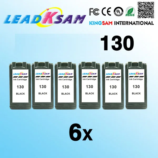 6 шт. для 130 чернильных картриджей совместимых с hp130 Deskjet 6543 5743 6623 6843 6523 9803 5943 6943