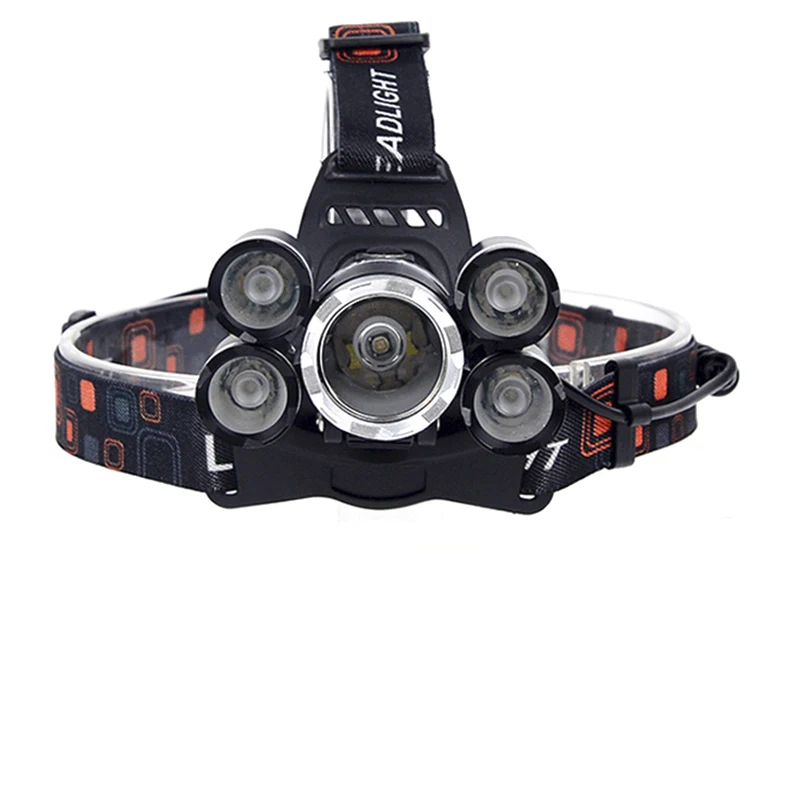 Litwod z20 Высокая мощность 5 светодиодных налобных фар 12000lm cree xml t6 светодиодный