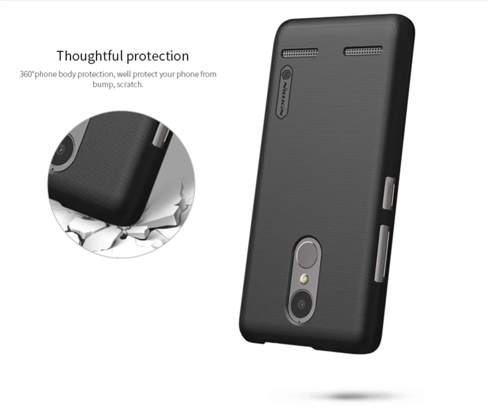 NILLKIN для Lenovo K6 питания чехол (5.0 '') жесткий Пластик Задней Крышки подарок Экран