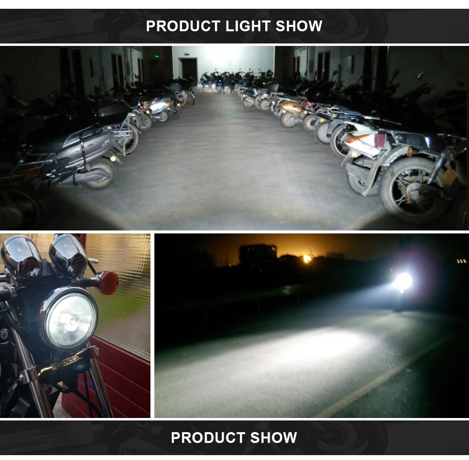 H4 светодиодный головной светильник для мотоцикла COB Led 12V Faros Led Moto 3400LM Hi/Lo луч HS1 Скутер ATV мотоцикл светильник 6500K холодный белый