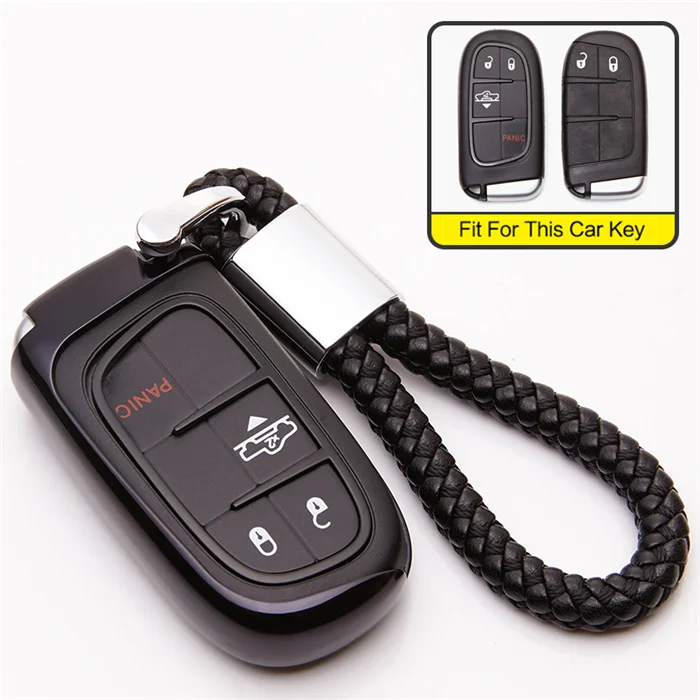 black with holder Для Fiat Tipo Toro 500X nuovo Grazie TPU автомобильный чехол для ключей держатель для Fiat Freemon брелок автомобильные аксессуары для Jeep для Dodge - Название цвета: black with holder