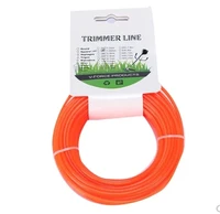 new model 2 4mm 15m long trimmer linenylon cord fit for brush cutterwhipper snipergrass trimmer spare parts