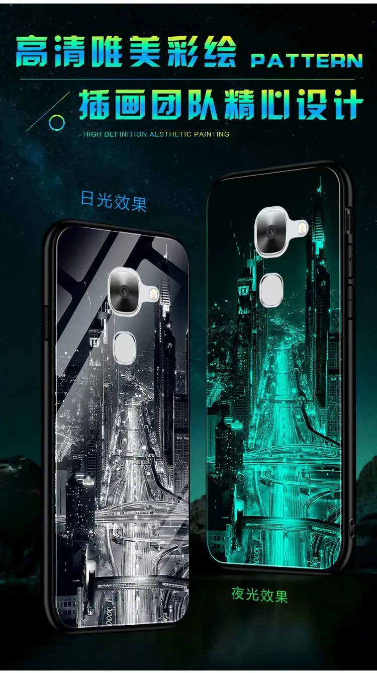Для Letv LeEco Le2 2Pro чехол Роскошный светящийся жесткий защитный чехол из закаленного стекла чехол для Leeco le 2X620 полный чехол для телефона