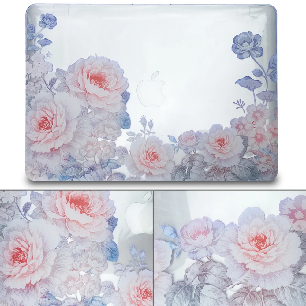 Sanforin Цветок защитный жесткий чехол для старых MacBook Pro 13 3 дюймов (A1278 CD ROM) цветочным