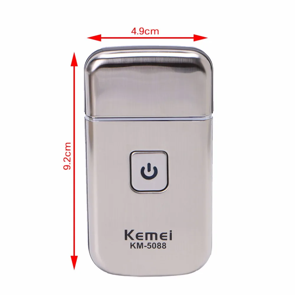 Kemei Mini USB аккумуляторная электробритва с сабельным лезвием Бритва для мужчин