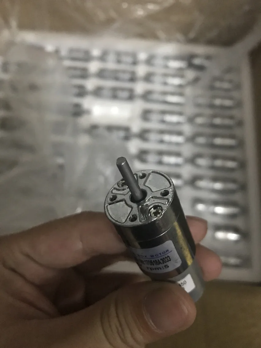 1 шт. ZGA20RU AC/DC 12V 5RPM Высокий крутящий момент 3 мм вал магнитный инвалидной коляске