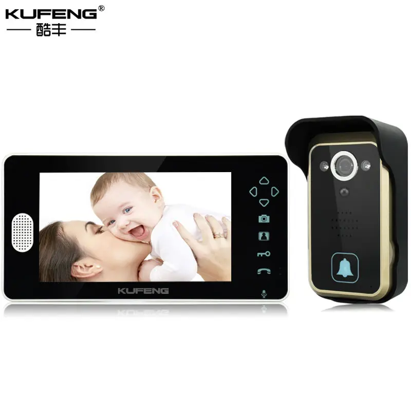 

Wireless Video Doorphone Digital Doorbell Intercom Wide-angle IR Night-vision Security Door Camera