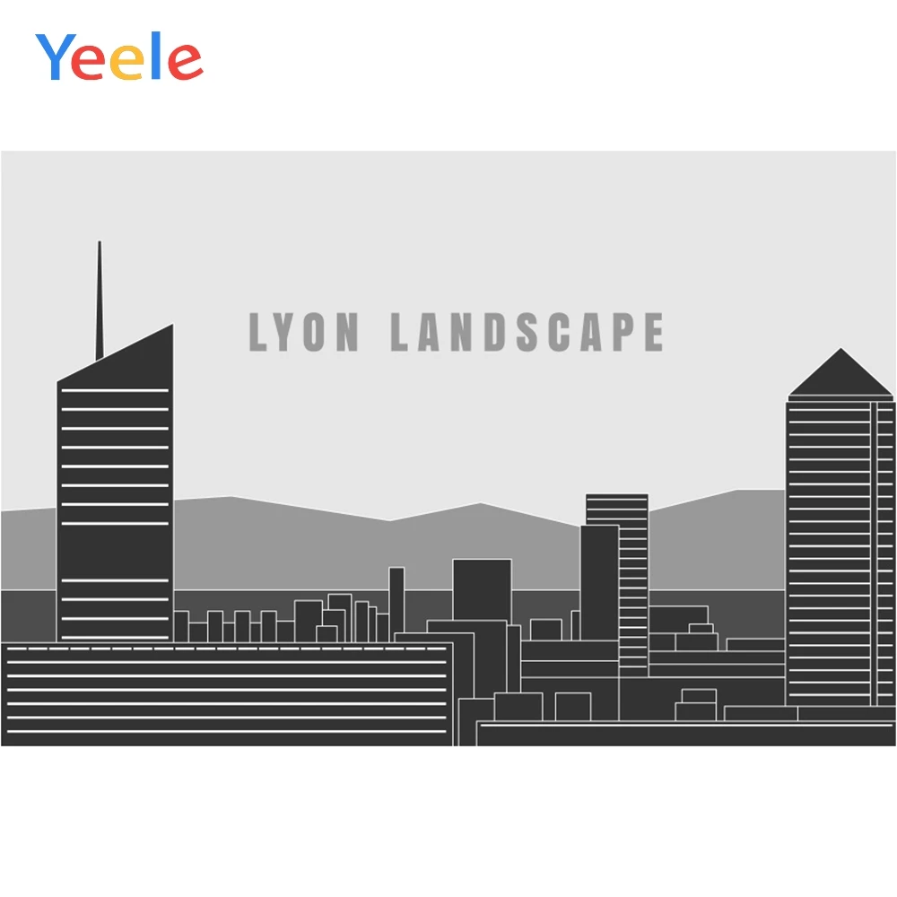 Yeele пейзаж Лион Декор фотосессия Rrtro город фотографии фоны персонализированные