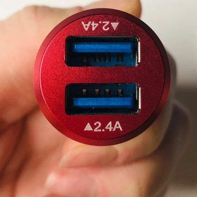 4.8a двойное автомобильное зарядное устройство Usb Универсальное мобильное автомобильное зарядное устройство для Xiaomi samsung S10 S9 Iphone 6 6s 7 8 Plus X автомобильное зарядное устройство для телефона