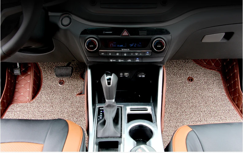Lsrtw2017 PET Polyester Car Foot Mat for Hyundai Tucson