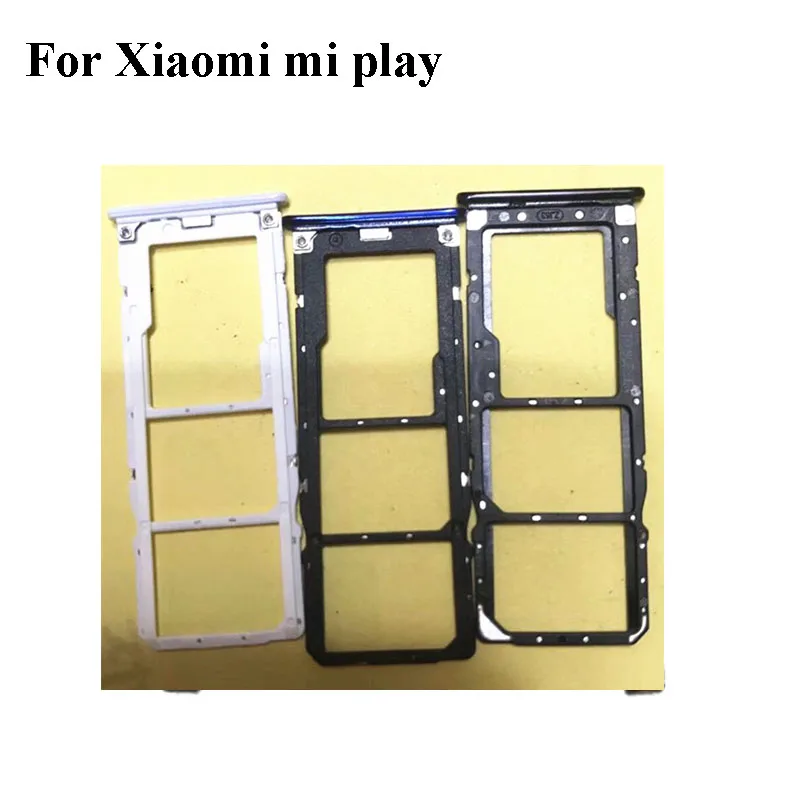2 шт. лоток для SIM карты Xiaomi Mi Play + карт Micro SD гнездо адаптера слота замены