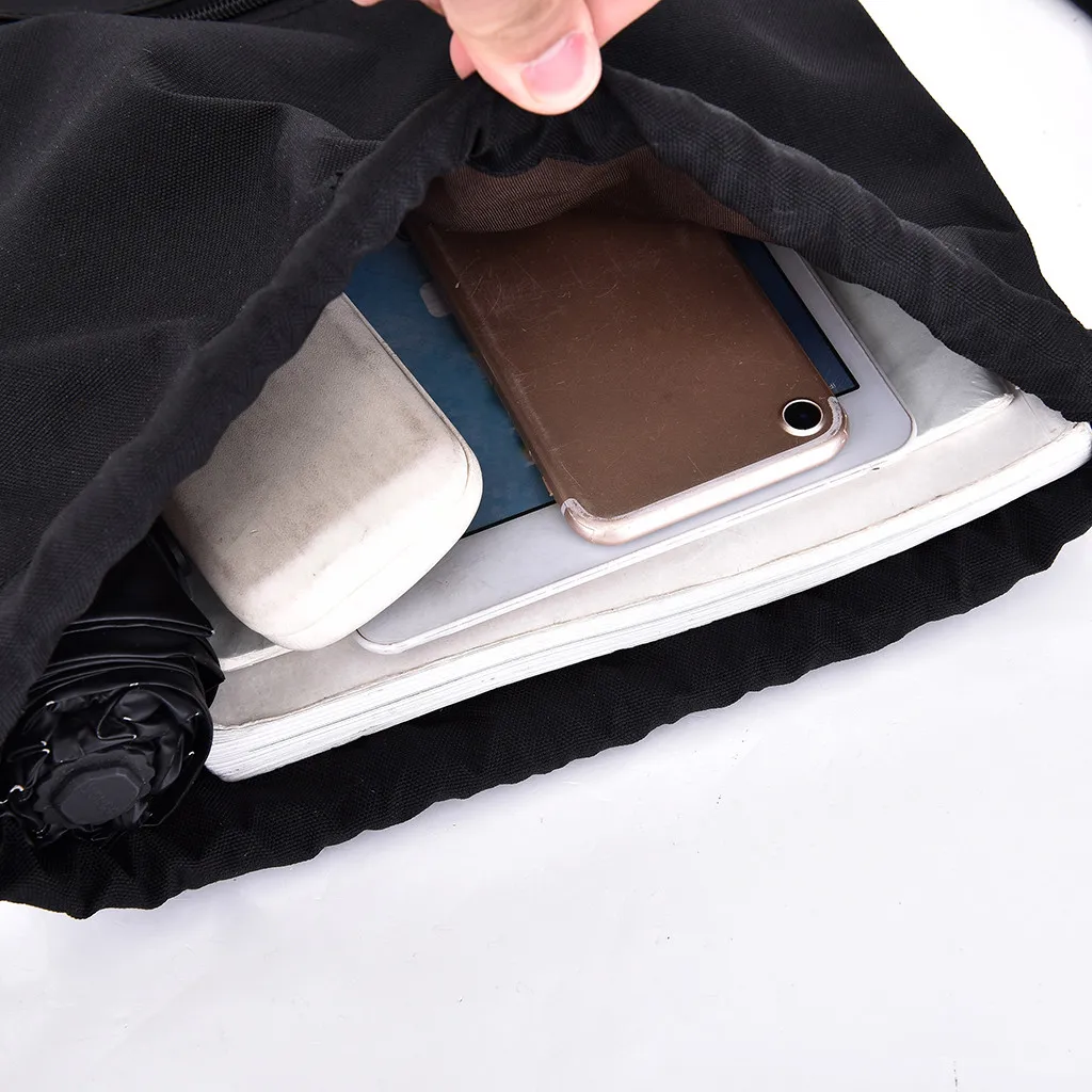 

Fashionable Waterproof Women Backpack Black Female Schoolbags Solid Shopping Bags Nylon Large Capacity Backpacks Mochilas Mujer