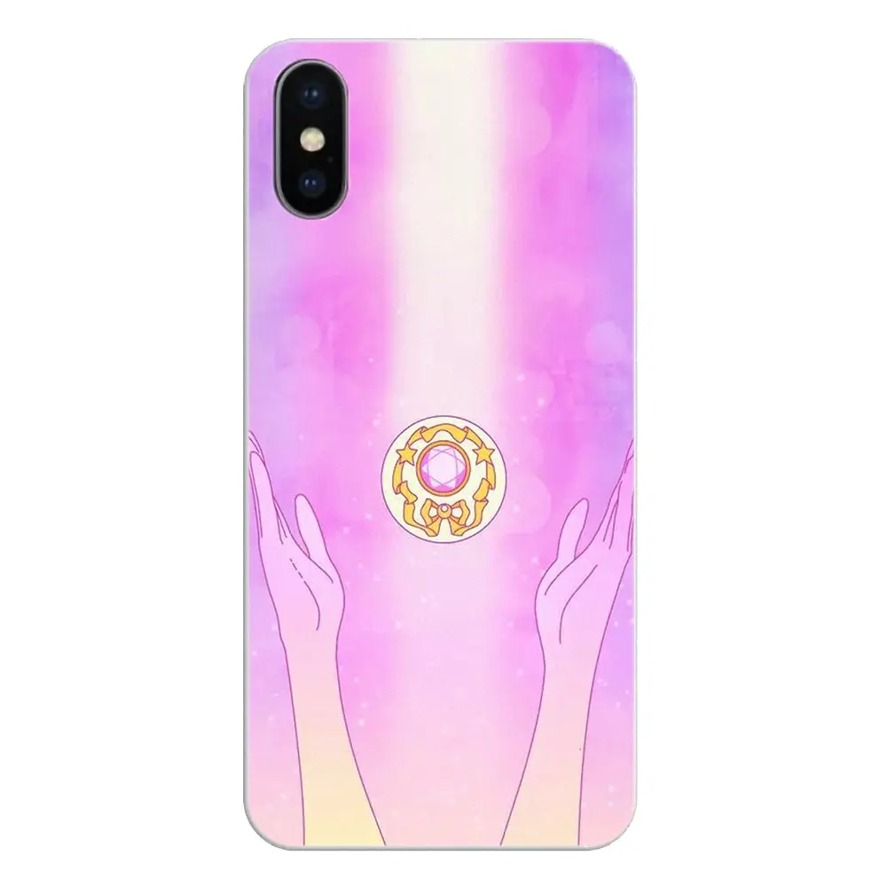 Transparent Soft Shell Covers Pink Sailor Moon Luna Cats Mercury Art For Motorola Moto X4 E4 E5 G5 G5S G6 Z Z3 G3 C Play Plus |