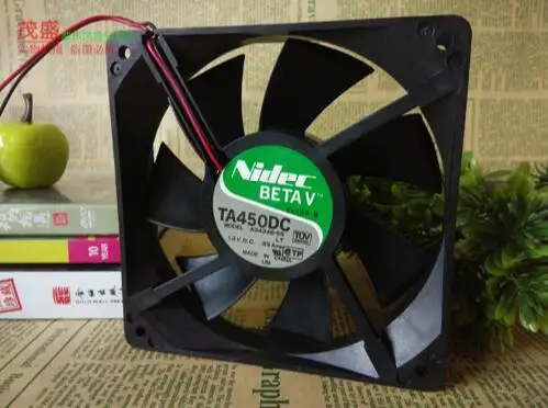 Внешний вентилятор NIDEC A34346-55 12 см 12 В 0.33A120*120*25 2 провода с двойным шариковым шасси