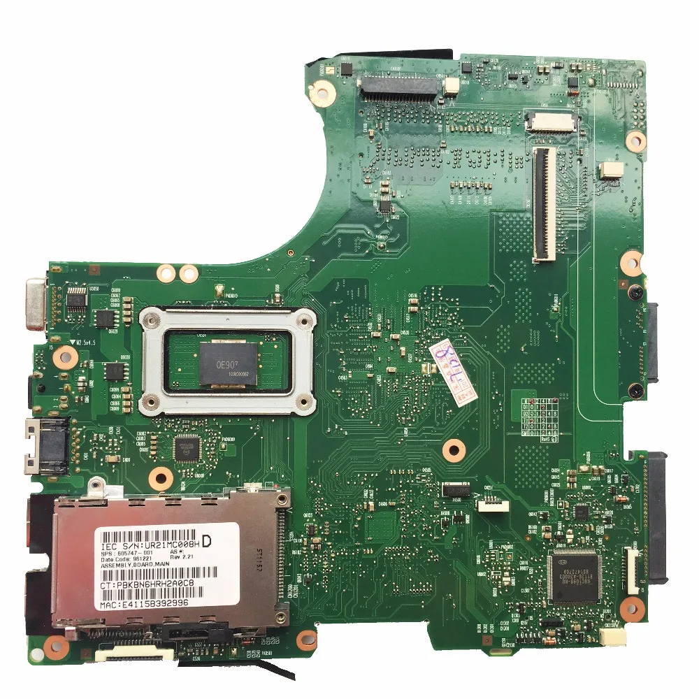 SZWXZY лидер продаж отличная материнская плата для ноутбука HP серии CQ320 CQ321 605747 001 DDR3