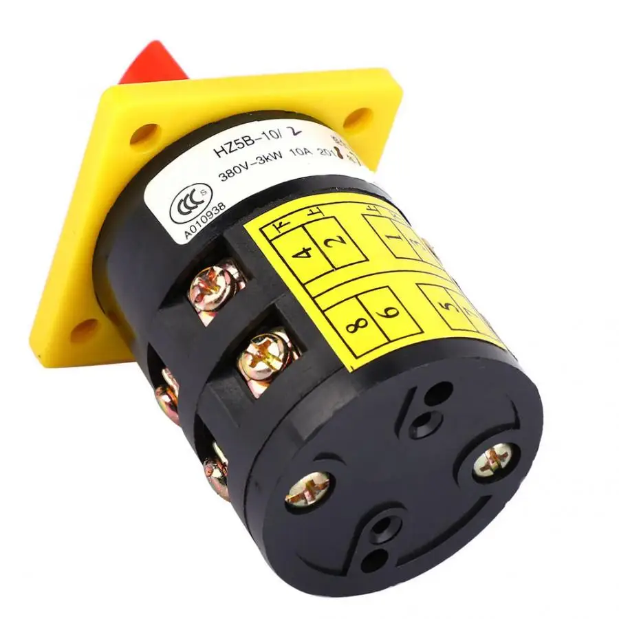 Генератор для ветрогенератора Generador Eolico HZ5B-10/2(2 слоя) 380В~ 3кВт 10А 8 терминал поворот Cam Комбинация переключения