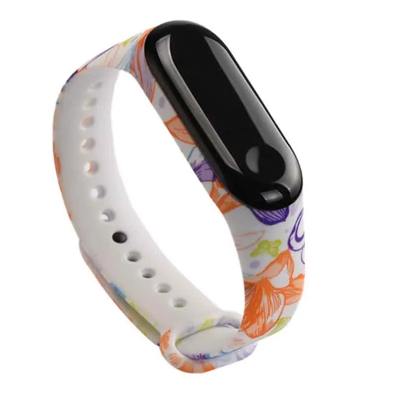 Цветной браслет Correa mi Band 3 4 для Xiao mi band mi 3 Pulseira Band, умный фитнес-трекер mi Store, спортивный ремешок для часов - Цвет: K