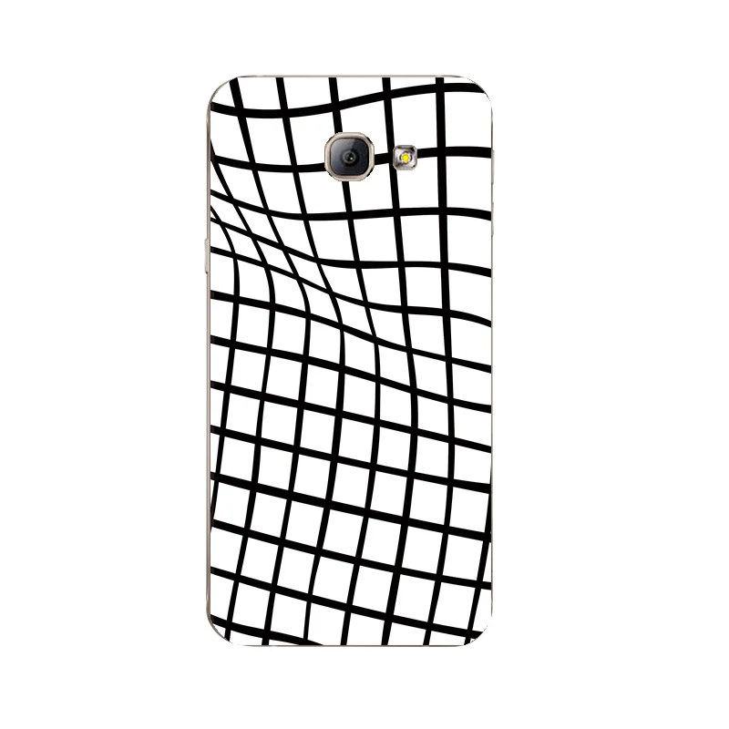 For Samsung Galaxy A8 2016 Shell for J5 2015 / 2017 Case J500 J510 J530 Cover Soft TPU Geometry Striped Printing |