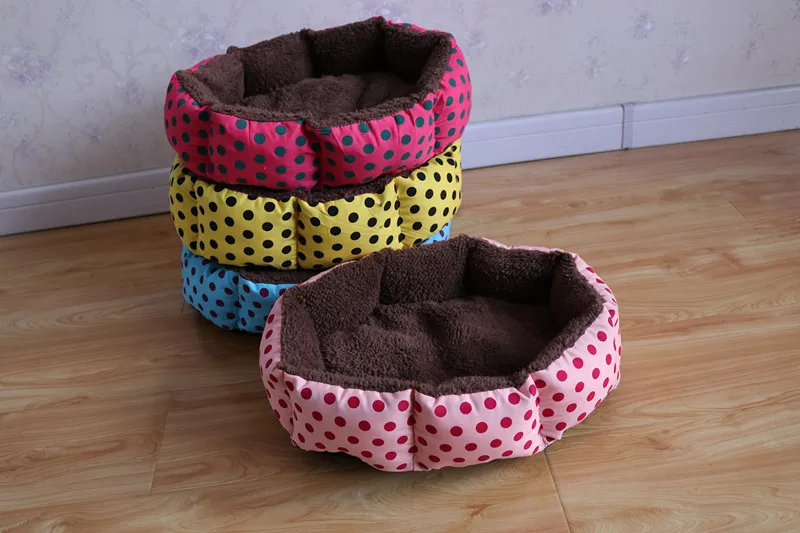 Soft Fleece Pet Dog Puppy Cat Warm Bed House Plush Cozy Nest Mat Pad