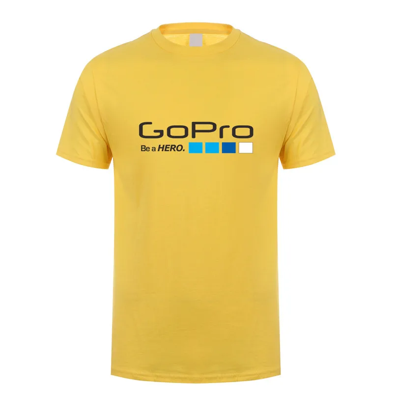 Daisy Летняя футболка Go Pro GoPro, топы для мужчин, короткий рукав, хлопок, Мужская футболка be a hero, мужские футболки, DS-015 - Цвет: Daisy