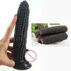 FAAK фаллоимитатор в форме кукурузы присоска поверхность частиц Экстремальная Вагина стимуляция интимные игрушки для женщин искусственный пенис член Мастурбация Флирт игрушка