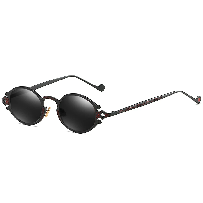 C1 black F. J4Z модные панк Солнцезащитные очки для женщин модные крутые винтажные мужские овальные очки для глаз женские защитные очки Oculos De Sol UV400 - Цвет линз: C1 black