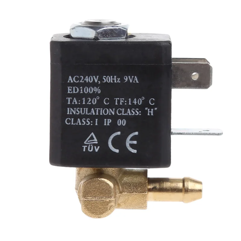

Cannula N/C AC 230V G1/8" Brass Steam Air Generator Water Solenoid Valve Coffee