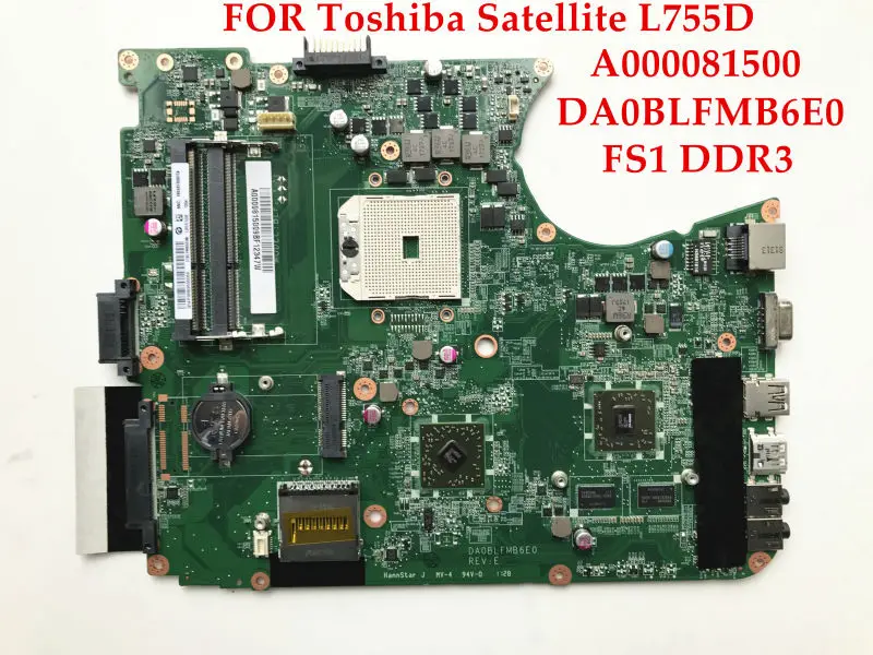 Высококачественная материнская плата для ноутбука Toshiba Satellite L755D A000081500 DA0BLFMB6E0 | Отзывы и видеообзор