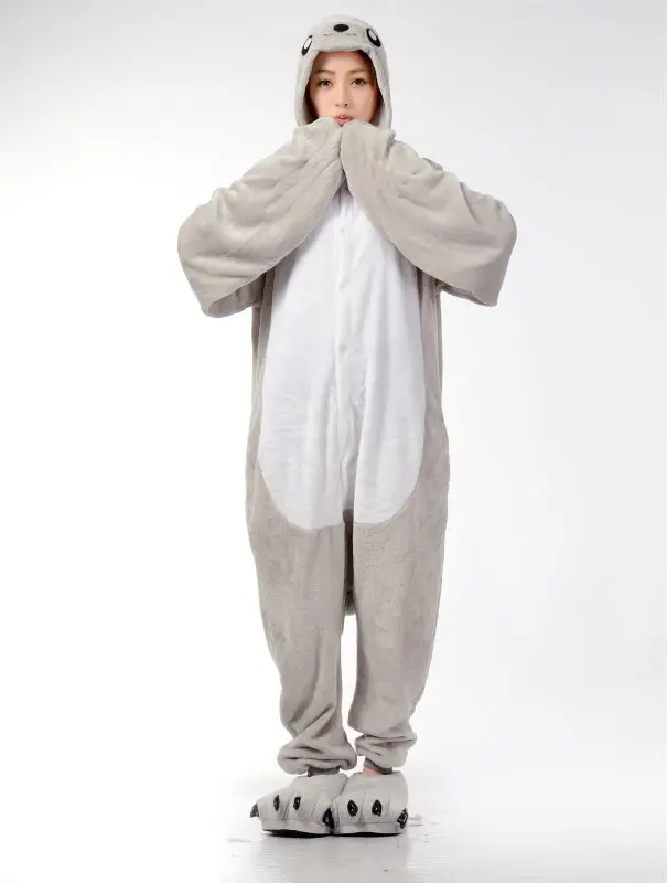 Комбинезон для мужчин и женщин пижама с мультяшным дельфином Комбинезоны