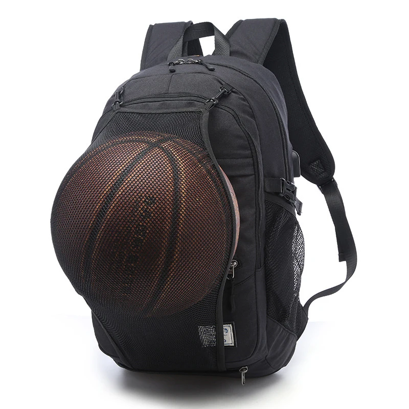 Sport Backpack Men Laptop Backpack School Bag For Teenager Boys Soccer Ball Pack Bag Gym Bags Male With Football Basketball Net