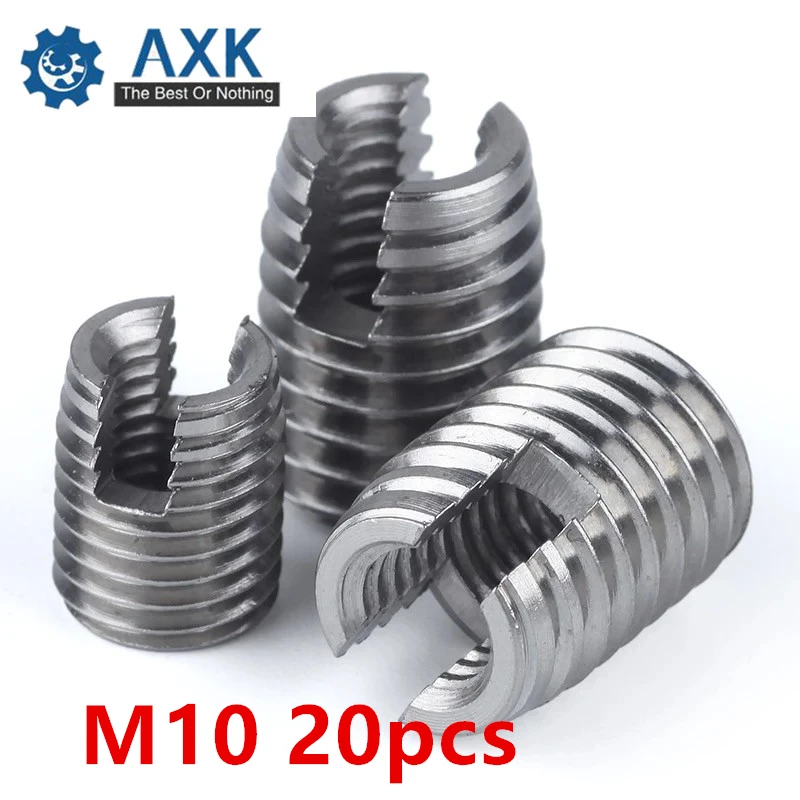 20 шт. Резьбовая втулка M10 из нержавеющей стали 1 5*302*18 мм|Резьбовые вставки| |
