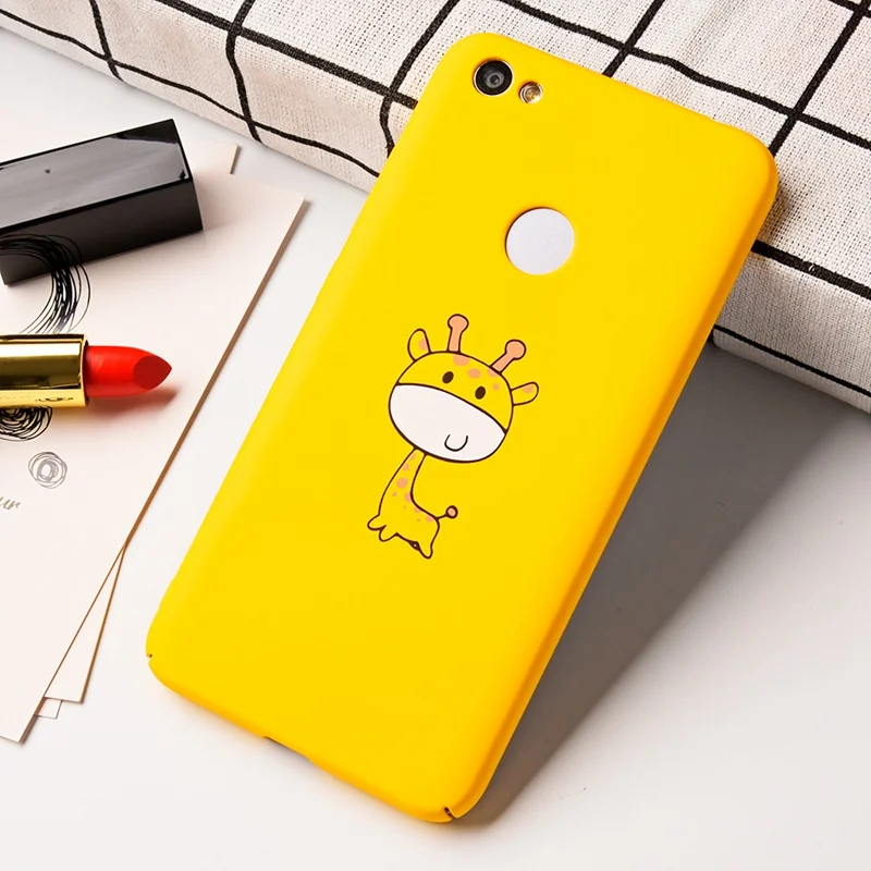 Artisome Giraffe Phone Cases For Xiaomi Mi A1 5X Case Cute Hard PC Redmi 4X 5 5A Plus Note Coque |